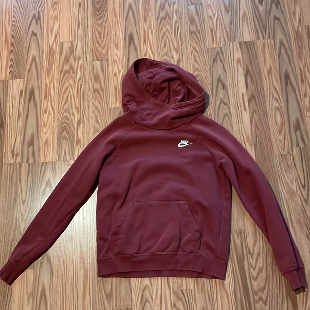 Dusty Rose Nike Cowl Neck Sweatshirt